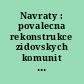 Navraty : povalecna rekonstrukce zidovskych komunit v zemich stredovychodni jihovychodni a vychodni Evropy /