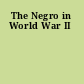 The Negro in World War II