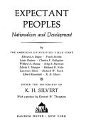 Expectant peoples ; nationalism and development /