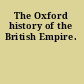 The Oxford history of the British Empire.