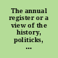 The annual register or a view of the history, politicks, and literature, of the year 1761.