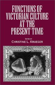 Functions of Victorian culture at the present time /