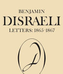 Benjamin Disraeli Letters.