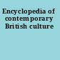 Encyclopedia of contemporary British culture