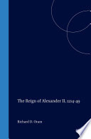 The reign of Alexander II, 1214-49