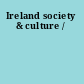 Ireland society & culture /