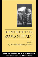 Urban society in Roman Italy /