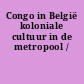 Congo in België koloniale cultuur in de metropool /