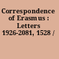 Correspondence of Erasmus : Letters 1926-2081, 1528 /