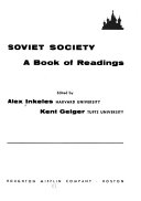 Soviet society : a book of readings /