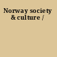 Norway society & culture /