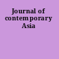 Journal of contemporary Asia