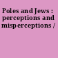 Poles and Jews : perceptions and misperceptions /