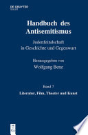 Handbuch des antisemitismus Judenfeindschaft in Geschichte und Gegenwart.