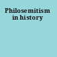 Philosemitism in history