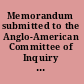 Memorandum submitted to the Anglo-American Committee of Inquiry by the Jewish Agency for Palestine.
