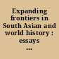 Expanding frontiers in South Asian and world history : essays in honour of John F. Richards /