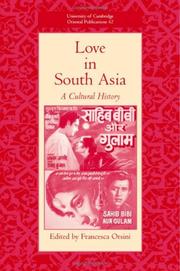 Love in South Asia : a cultural history /