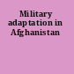 Military adaptation in Afghanistan