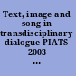 Text, image and song in transdisciplinary dialogue PIATS 2003 : Tibetan studies : proceedings of the tenth seminar of the International Association for Tibetan Studies, Oxford, 2003 /