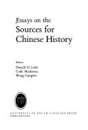 Essays on the sources for Chinese history.