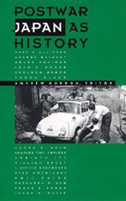 Postwar Japan as history /