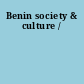 Benin society & culture /