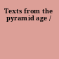Texts from the pyramid age /