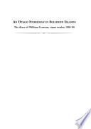 An Otago storeman in Solomon Islands : the diary of William Crossan, copra trader, 1885-86 /