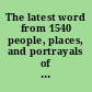 The latest word from 1540 people, places, and portrayals of the Coronado Expedition /