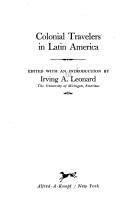 Colonial travelers in Latin America /