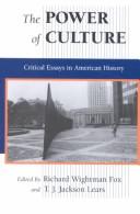 The Power of culture : critical essays in American history /