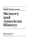 Memory and American history /