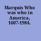 Marquis Who was who in America, 1607-1984.