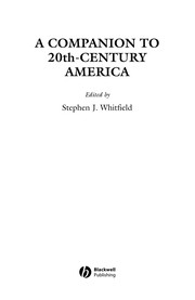 A companion to 20th-century America /