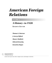 American foreign relations : a history /