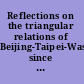 Reflections on the triangular relations of Beijing-Taipei-Washington since 1995 status quo at the Taiwan straits? /