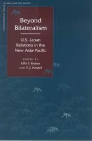 Beyond bilateralism : U.S.-Japan relations in the new Asia-Pacific /