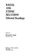 Racial and ethnic relations : selected readings /