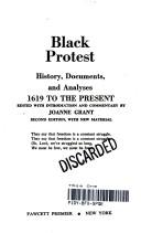 Black protest : history, documents, and analyses : 1619 to the present /