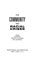 The community and racial crises /