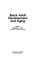 Black adult development and aging /