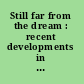 Still far from the dream : recent developments in Black income, employment and poverty