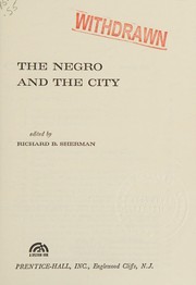 The Negro and the city /