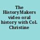 The HistoryMakers video oral history with Col. Christine Knighton.