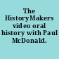 The HistoryMakers video oral history with Paul McDonald.