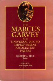 The Marcus Garvey and Universal Negro Improvement Association papers /