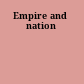 Empire and nation