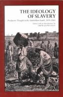 The Ideology of slavery : proslavery thought in the antebellum South, 1830-1860 /
