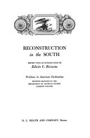 Reconstruction in the South /